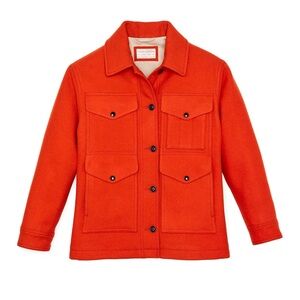 Filson Mackinaw Cruiser Wool Jacket Women’s Medium UK-only Color Flame